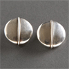 Georg Jensen round sterling earrings