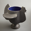 François-Xavier Lalanne Important bowl in glazed stoneware vase