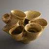 Multi-chambered ceramic sculpture