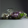 John Bingham amorphic glass sculpture, hand blown