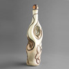 Agenore Fabbri majolica bottle 
